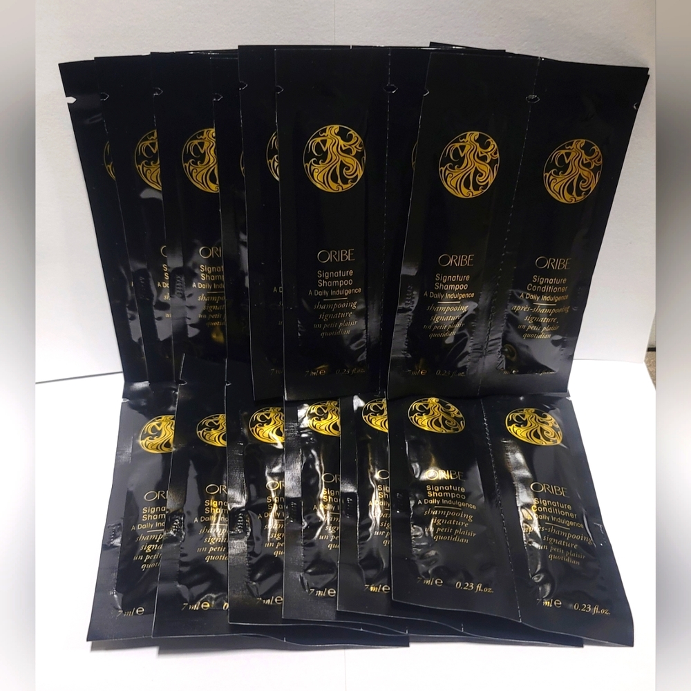 ORIBE SIGNATURE SHAMPOO & CONDITIONER TRAVEL PACKET  10 pc lot